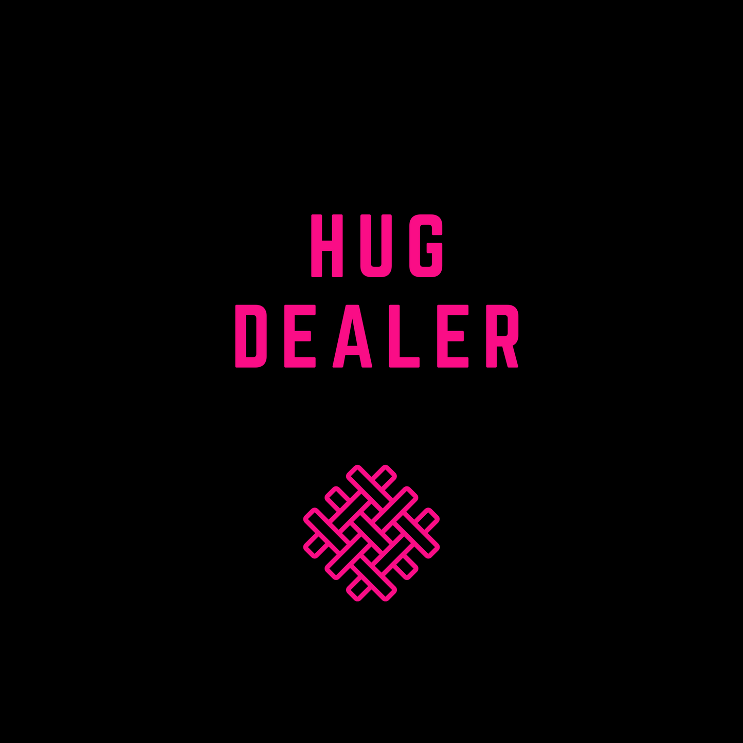 hug dealer - classic snapback - black