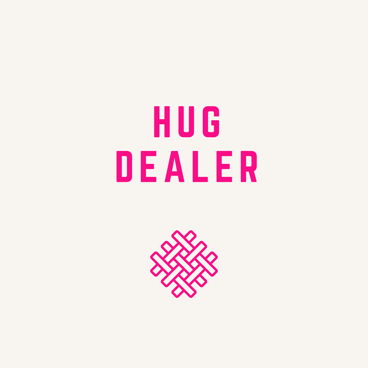 hug dealer - classic snapback - beige