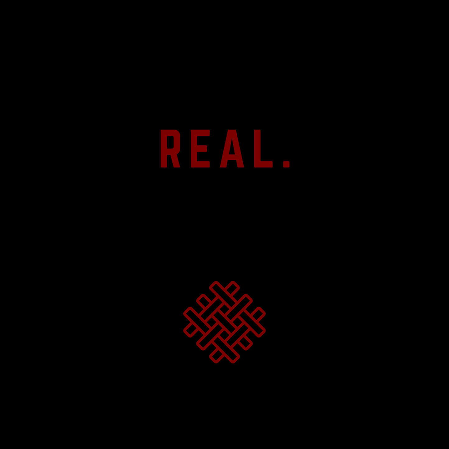 real. - classic snapback - black