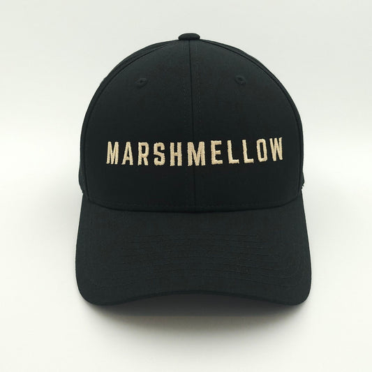 marshmellow - classic snapback - black