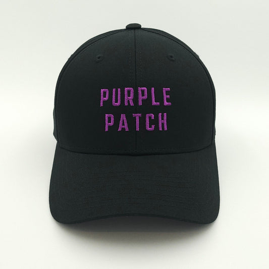 purple patch - classic snapback - black