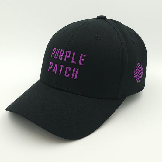 purple patch - classic snapback - black