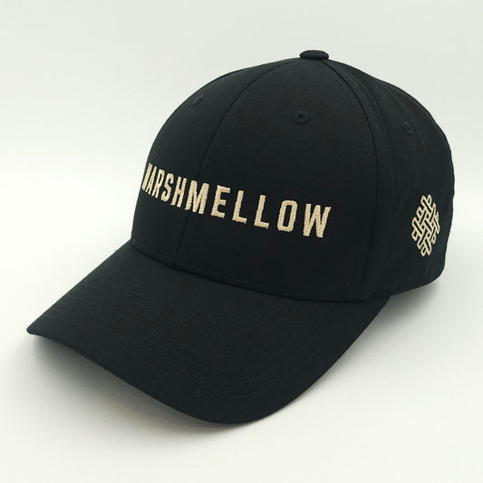 marshmellow - classic snapback - black