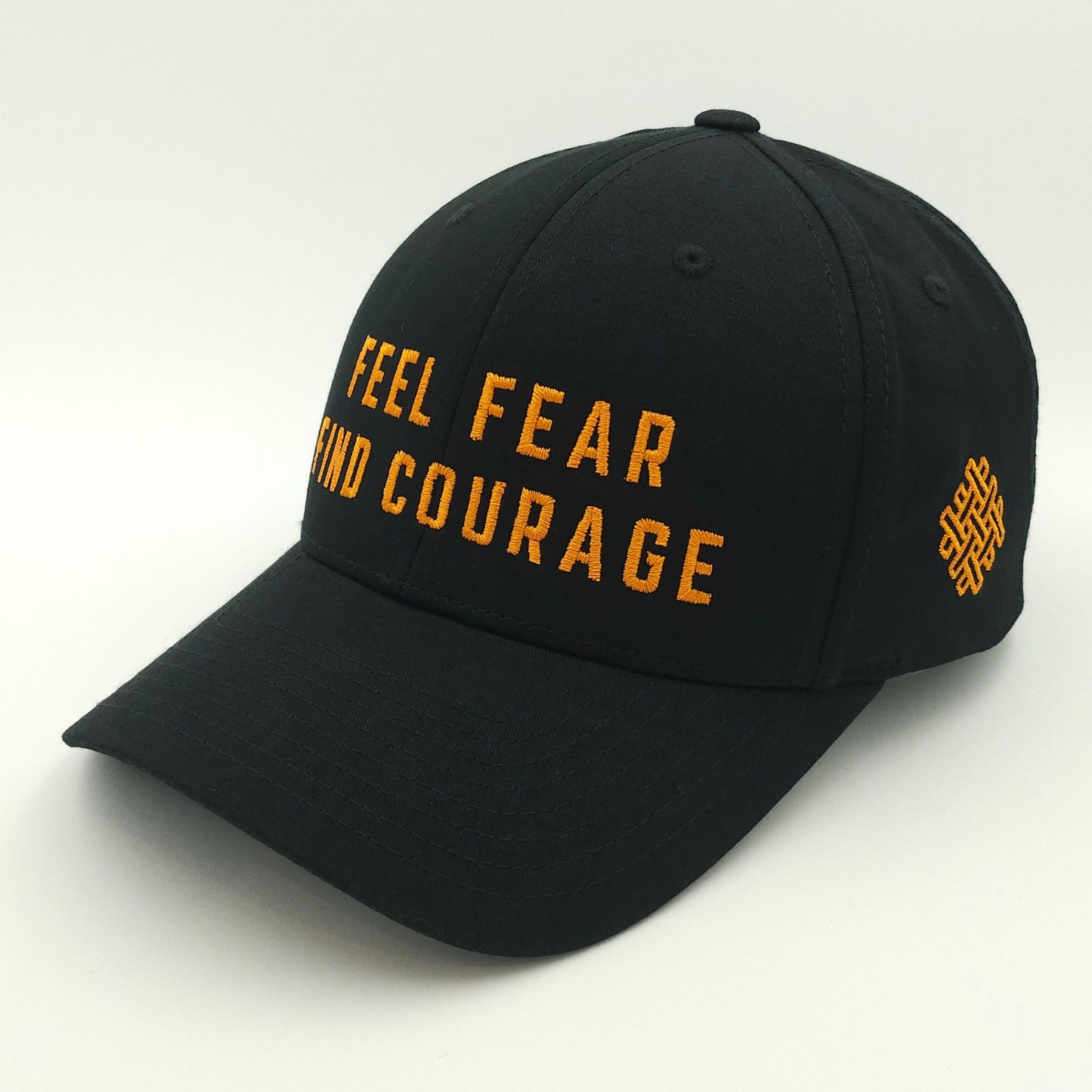 feel fear find courage - classic snapback - black