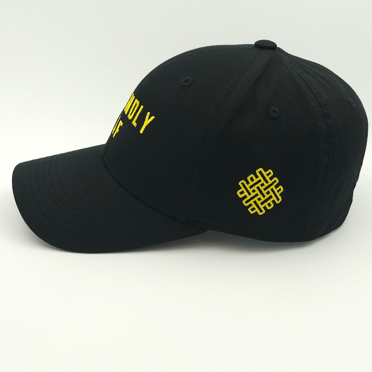 friendly af - classic snapback - black