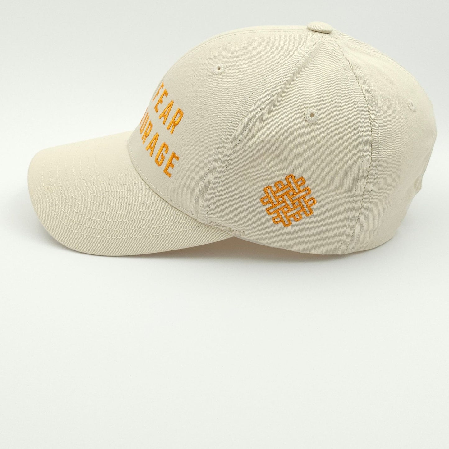 feel fear find courage - classic snapback - beige