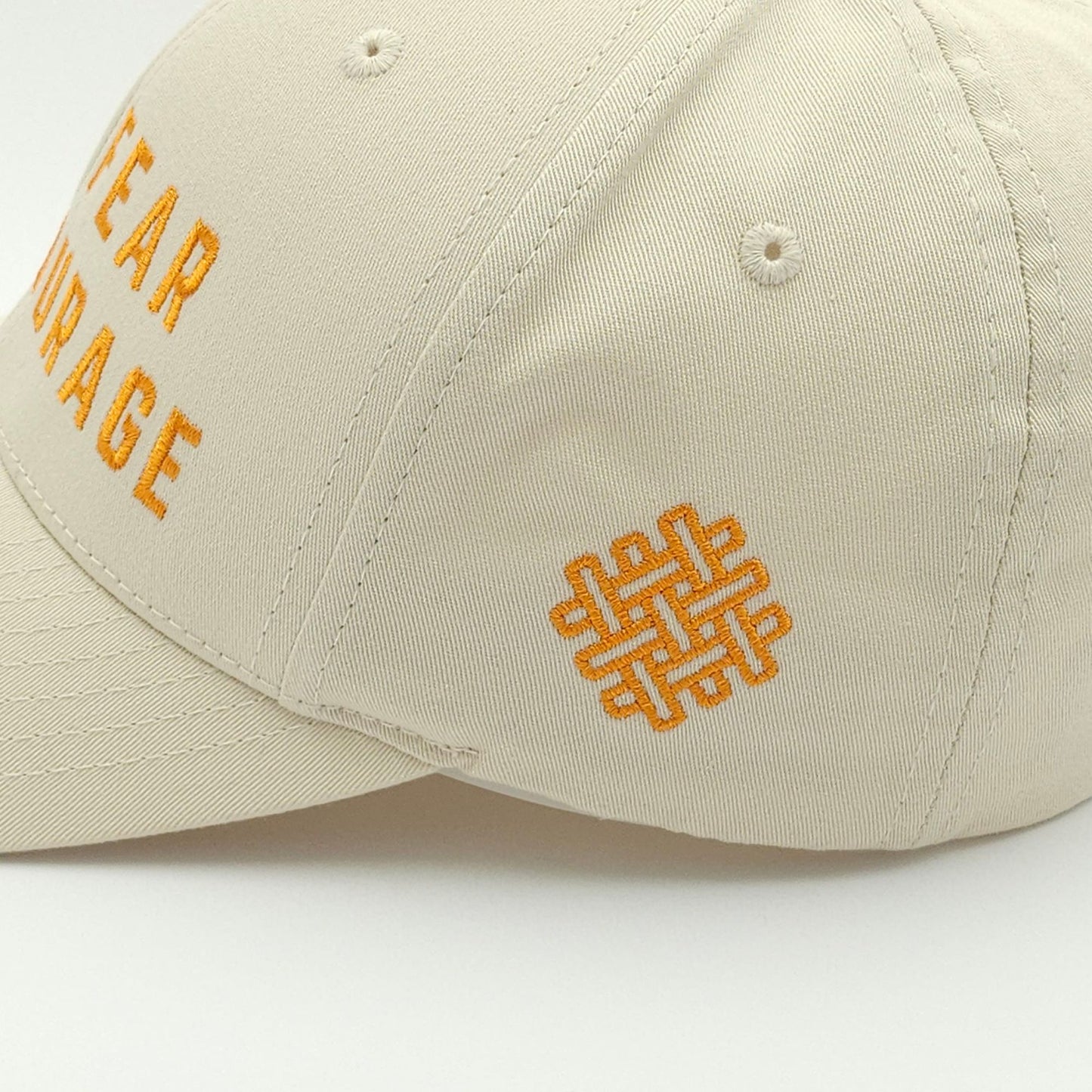 feel fear find courage - classic snapback - beige