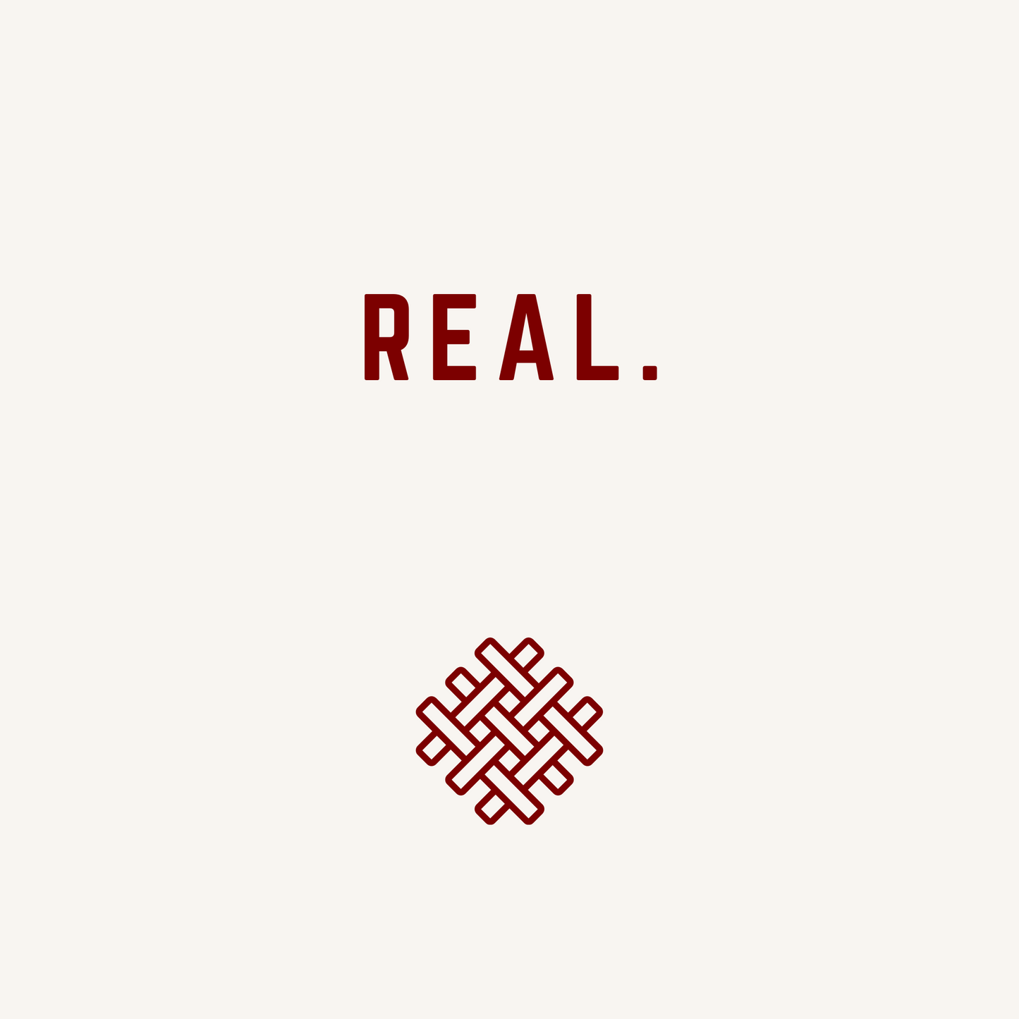real. - classic snapback - beige