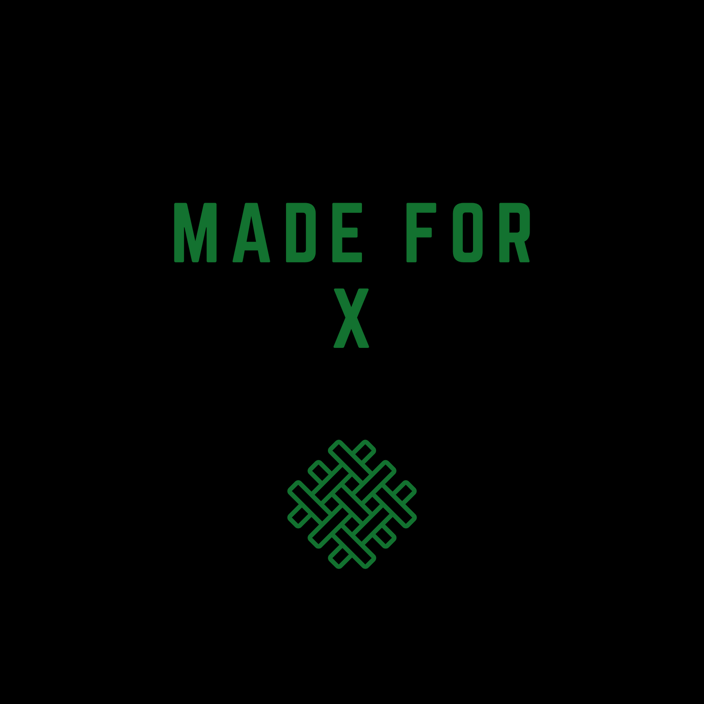 made for x - classic snapback - black